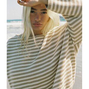 NWOT BOHÈME | The Stripe Knit Pullover